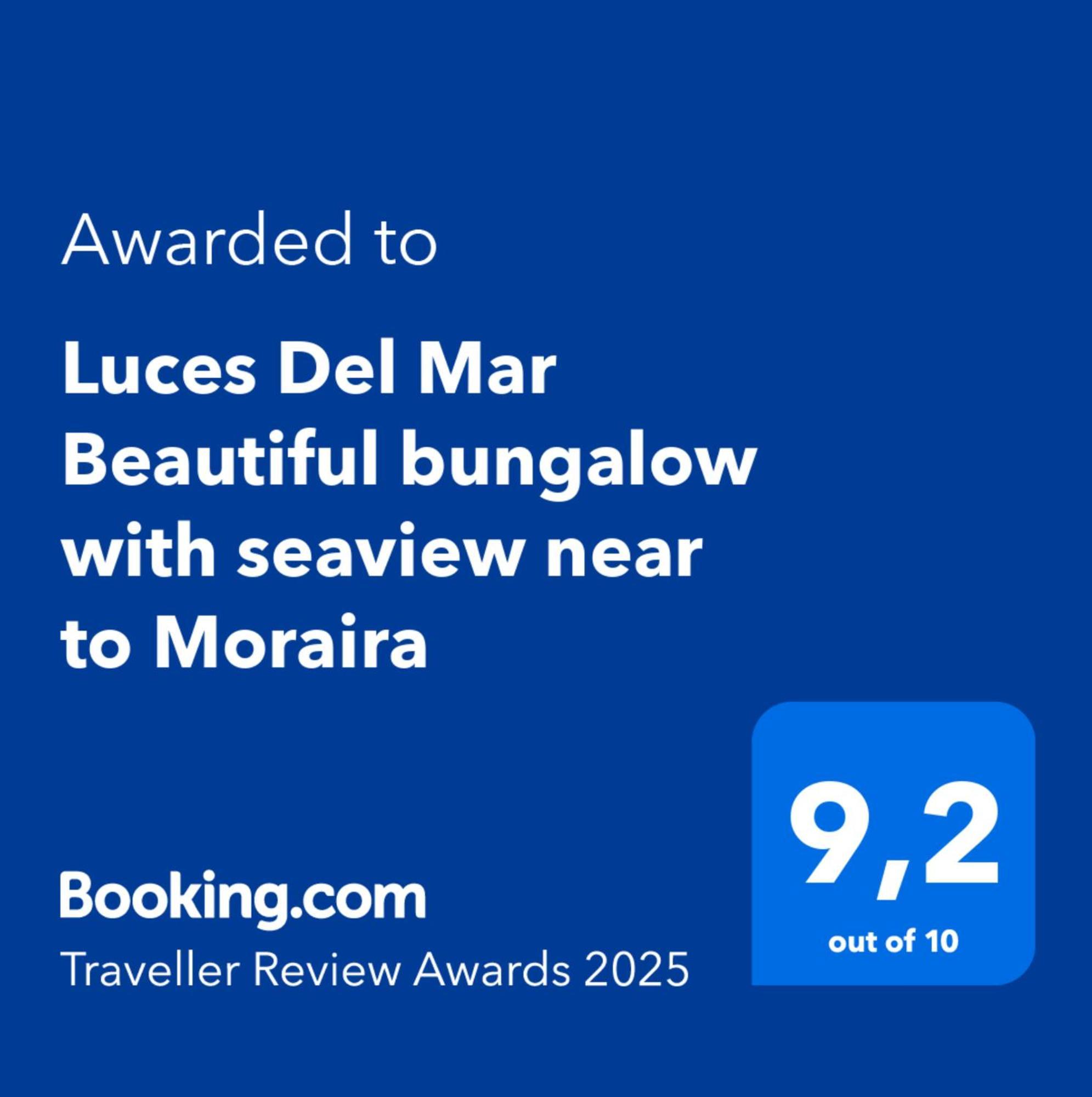 Luces Del Mar Beautiful Bungalow With Seaview Near To Moraira Бенітачель Екстер'єр фото